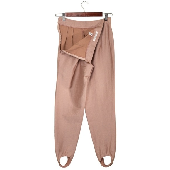 Nick Osborne High Waisted Stirrup Pants Size 6 Pink Balletcore Coquette Fairy - Picture 5 of 8